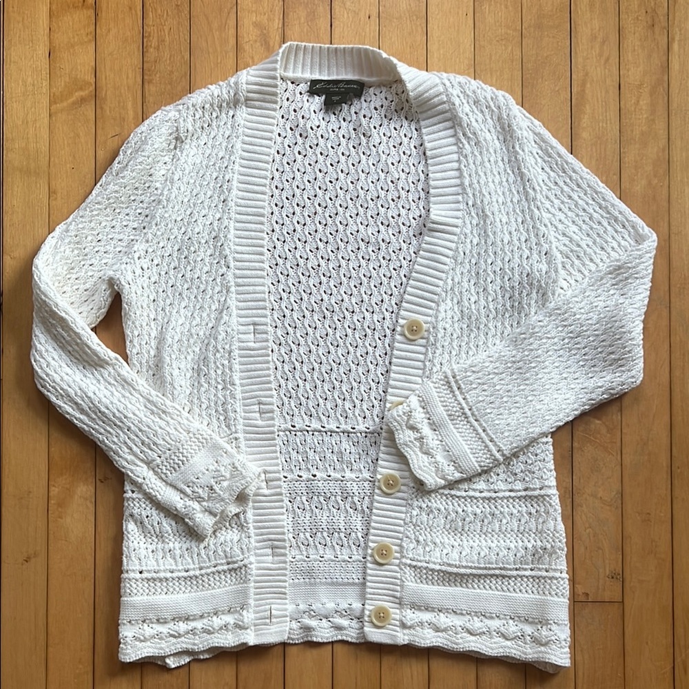 New Eddie Bauer Sweater 100% cotton - Picture 4 of 15